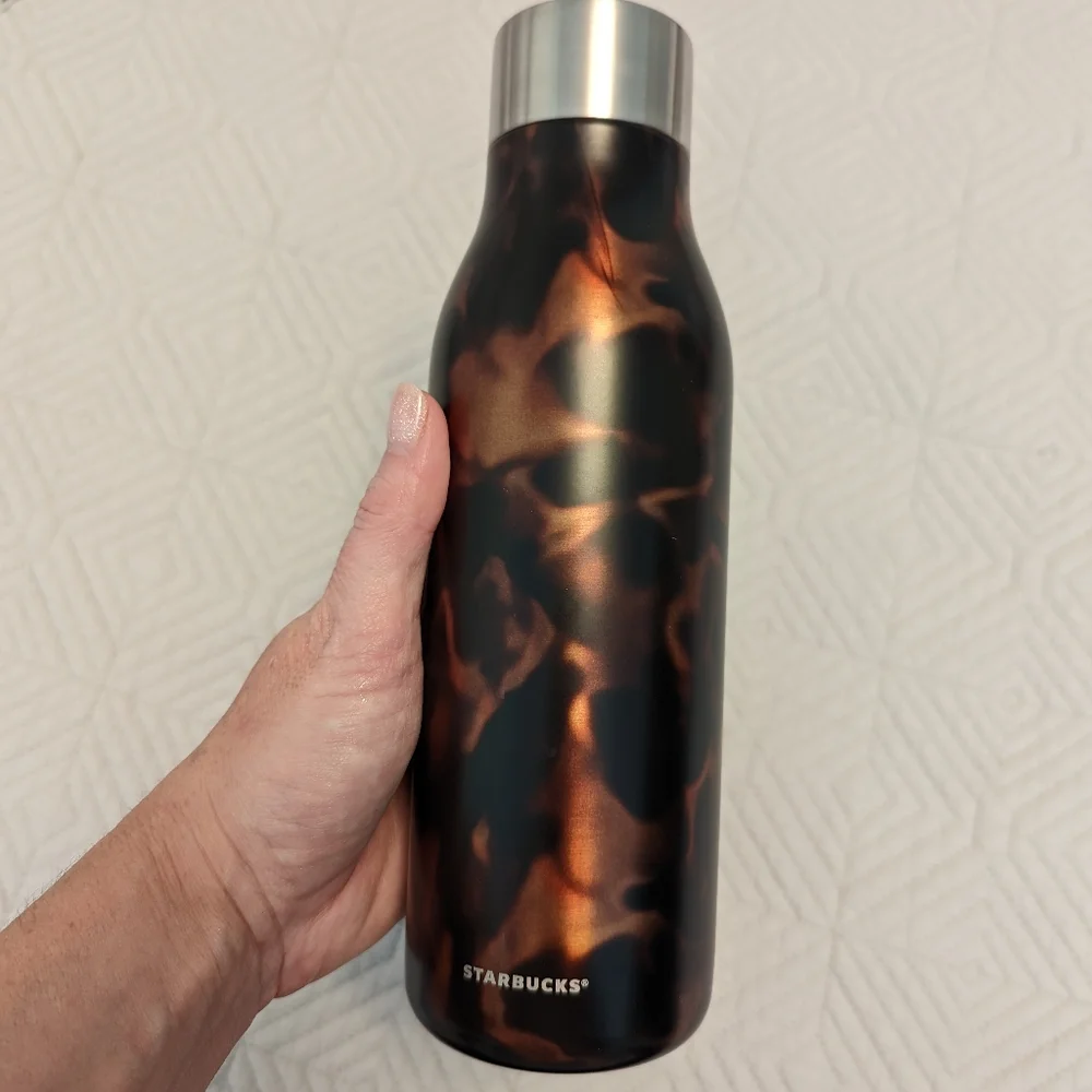 Starbucks Tortoise Shell Insulated Water Bottle